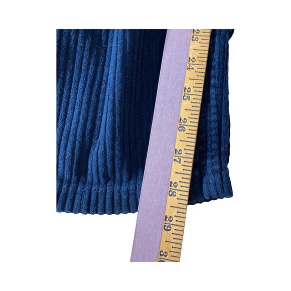 Empyre Corduroy Pants Mens Small Blue Embroidered Logo Pockets Drawstring Casual - Picture 9 of 9